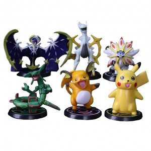 Action Figures Turma Pokémon (10 cm) (modelo 1) - 6 itens/lote (6 modelos) - Importada