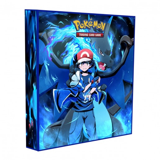 ALBUM Pokémon para cards tipo fichário - CHARIZARD SHINY & ASH