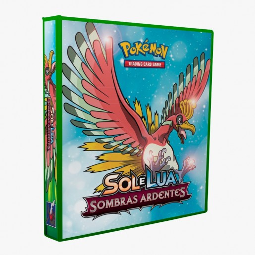 ALBUM Pokémon para cards tipo fichário - SOL&LUA; Sombras Ardentes
